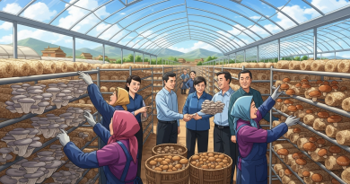 중국 신장 아와티현의 귀농 성공기: 버섯 재배로 활기 되찾는 농촌 이야기