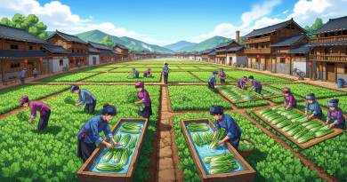 중국 윈난성의 작은 마을, 궁채(Gong Cai)가 가져온 기적 같은 변화와 귀농의 희망